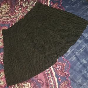 Black Mini Skater Skirt